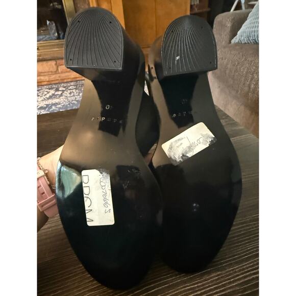 SANDRO Paris Chain Block Heels Sandals Sz. EU 40 / US 9 - Picture 8 of 10